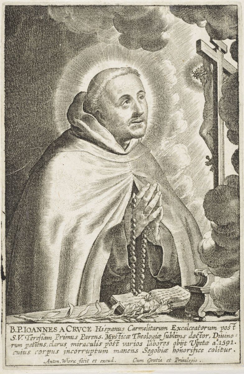 Wierix, Antoine (ca. 1555-1604) Portrait de Jean de la Croix ...